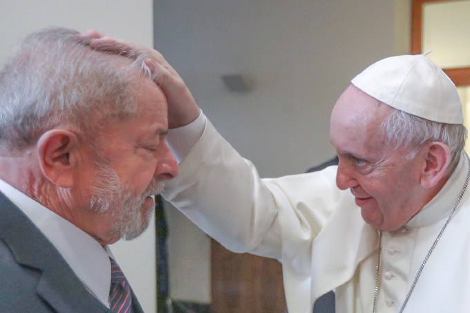 Lula e papa Francisco