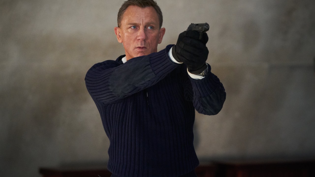 Daniel Craig como James Bond no filme '007 - Sem Tempo para Morrer'
