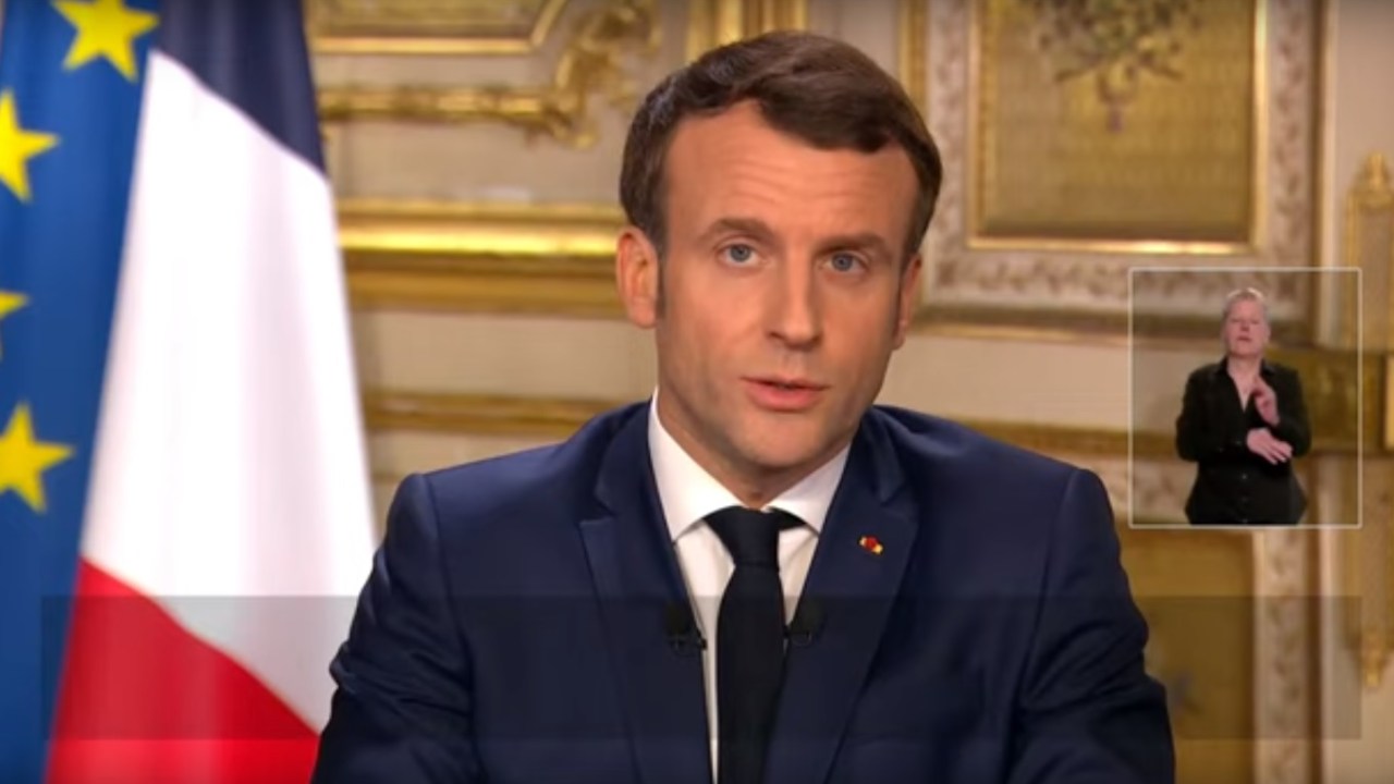 O presidente da França, Emmanuel Macron
