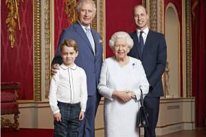 Foto da família real britânica, de 2020