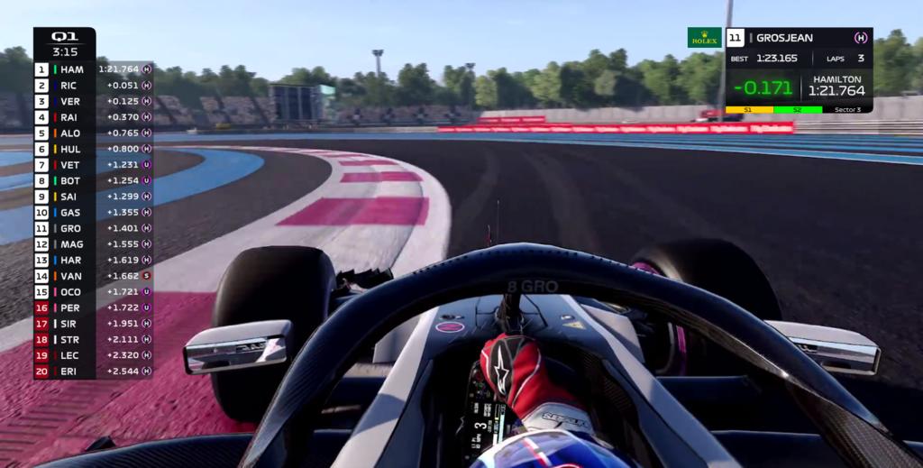 Jogo de videogame da Fórmula 1 erá usado por pilotos reais