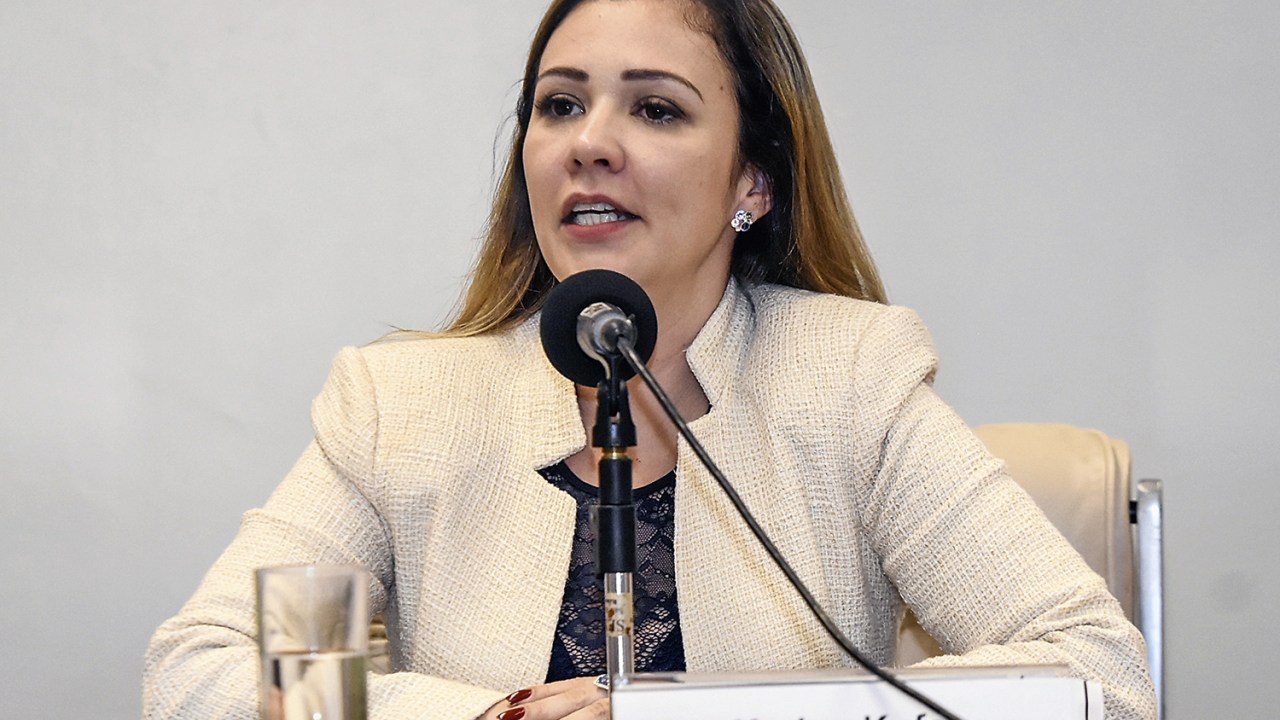 A advogada de Bolsonaro, Karina Kufa -