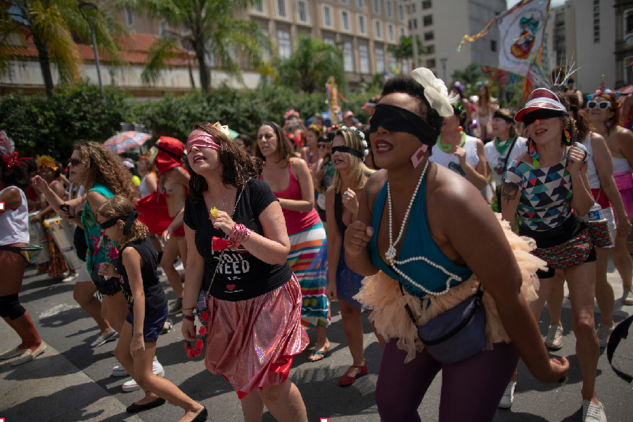 Mulheres no carnaval do Rio de Janeiro