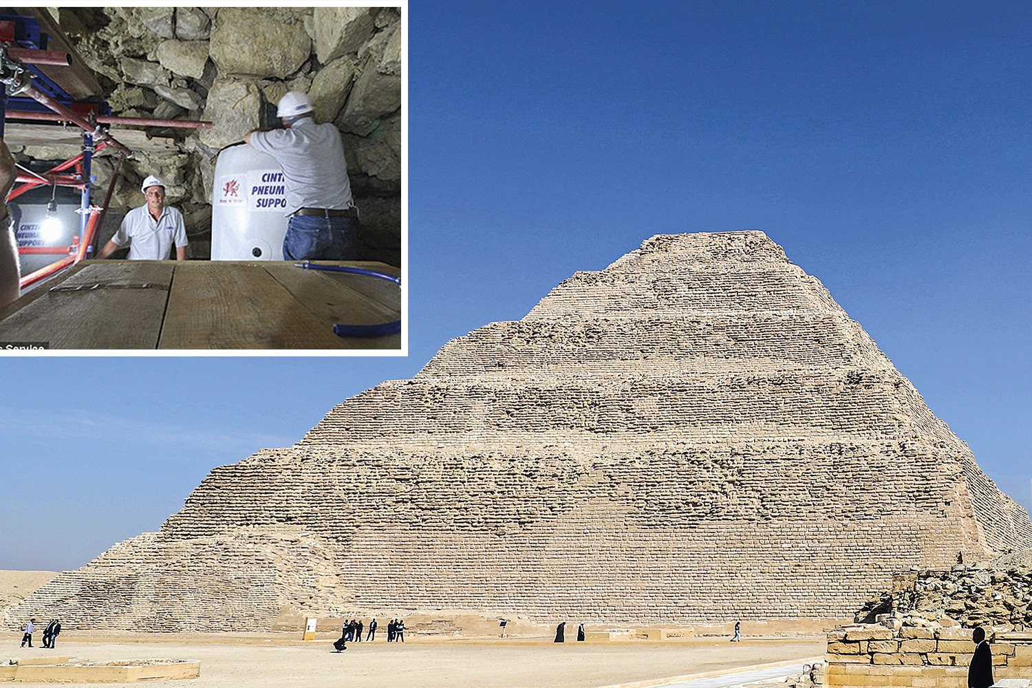 O Egito reabre a pirâmide de Djoser, a mais antiga de ...