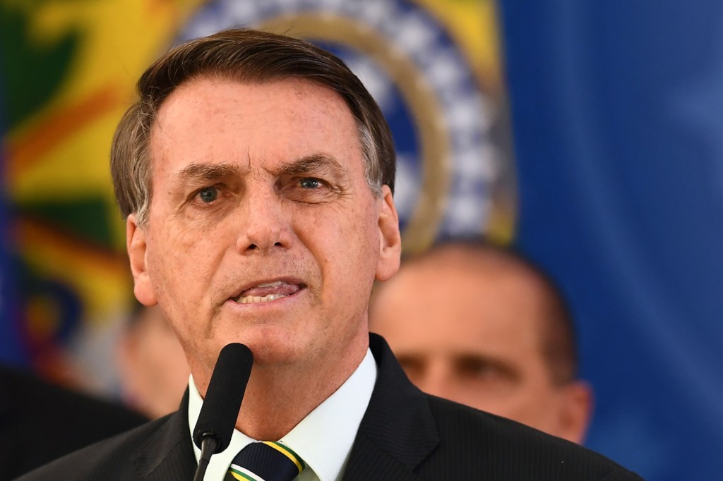 Presidente Jair Bolsonaro teve mensagem limitada em rede social