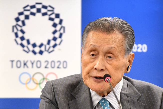 Yoshiro Mori Comitê Organizador dos Jogos Olímpicos de Tóquio-2020 Presidente do comitê dos jogos de Tóquio renuncia com pedido de desculpas e diz que o evento não será adiado novamente