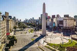 Aerial Views of Buenos Aires During Lockdown