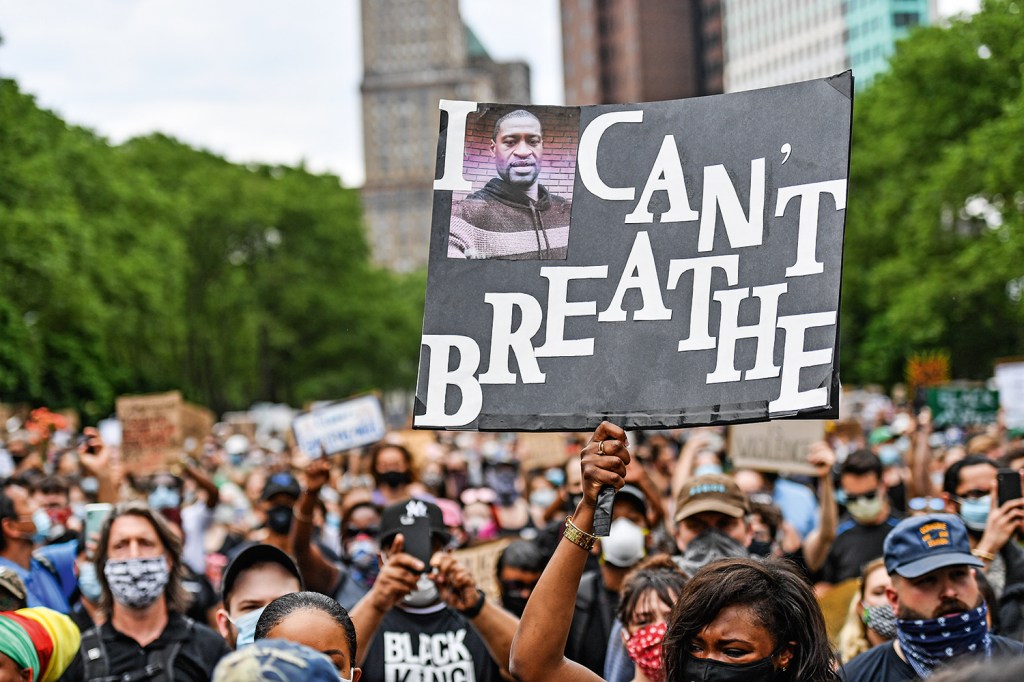 Protesto contra o assassinato de George Floyd, nos EUA: o racismo contra os negros ainda é uma realidade