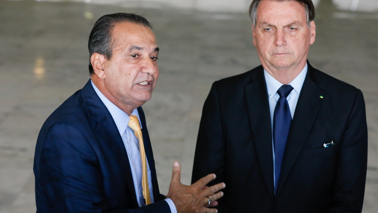 Pastor Silas Malafaia em encontro com o presidente Jair Bolsonaro
