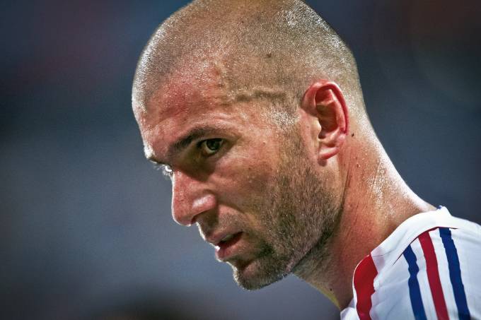 Zinedine Zidane, na Copa de 2006, a última de sua carreira