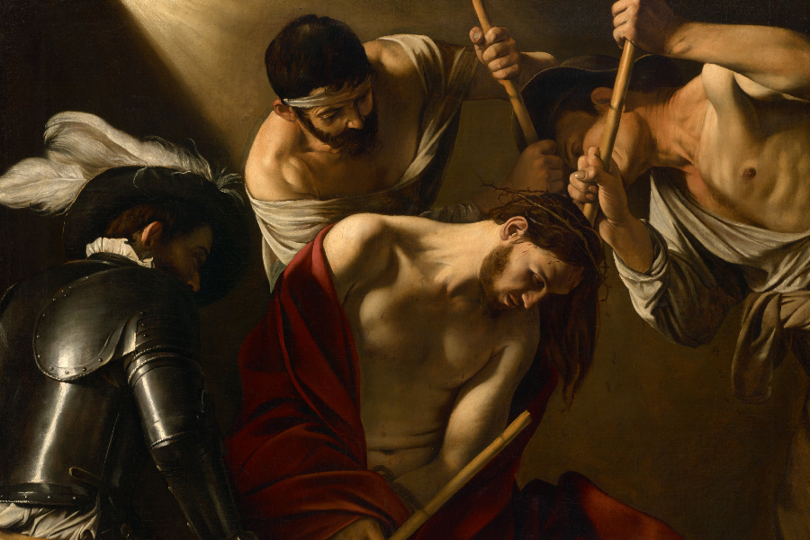 The Crowning with Thorns (A Coroação de Espinhos) - Caravaggio