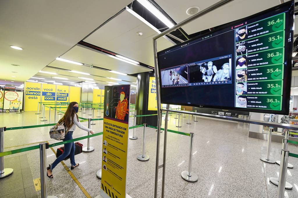 BRAZIL-HEALTH-VIRUS Aeroporto