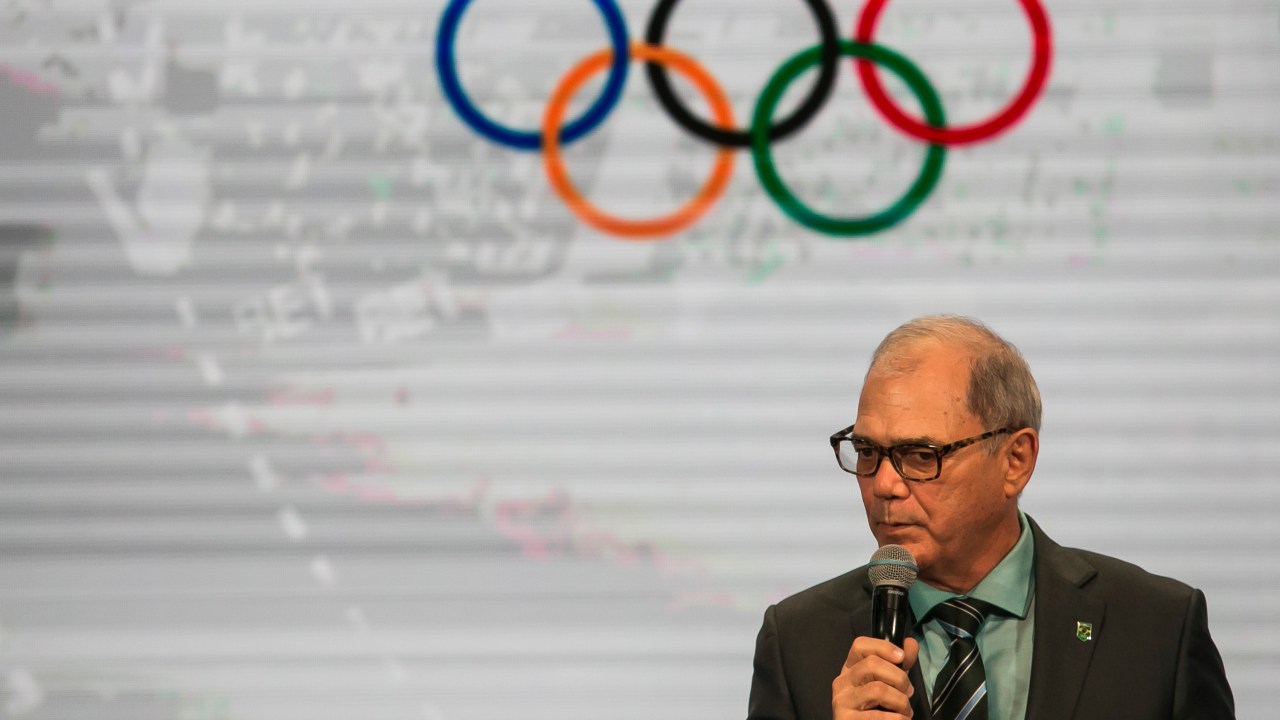 O presidente do Comitê Olímpico Brasileiro, Paulo Wanderley Teixeira