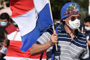 PARAGUAY-HEALTH-VIRUS-PROTEST