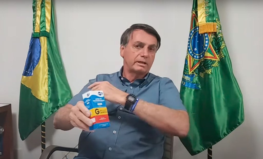 Cada postagem de Bolsonaro sobre tratamento precoce atinge 4,9 milhões de pessoas.