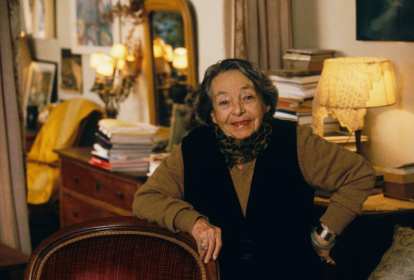 A escritora francesa Marguerite Duras