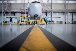 Hangar da Azul Linhas Aéreas-aviacao-aviao-voos-turismo-viagem