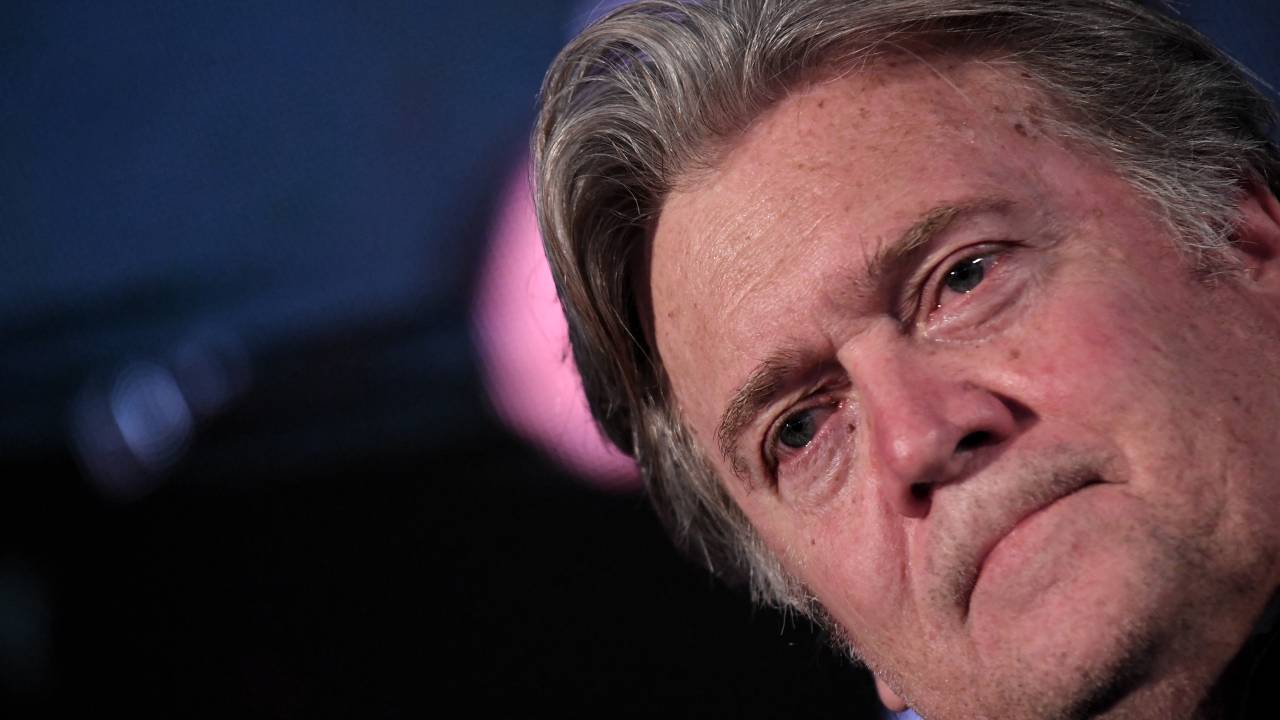 Steve Bannon, ex-conselheiro do presidente americano, Donald Trump. 22/07/2018