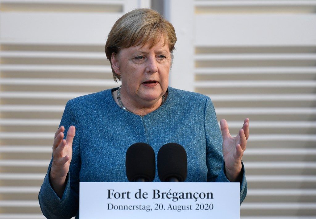 A Chanceler da Alemanha, Angela Merkel - 20/08/2020