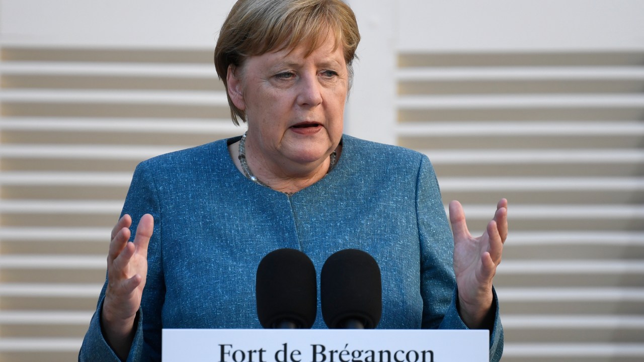 A Chanceler da Alemanha, Angela Merkel - 20/08/2020