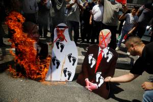 Protests against UAE’s deal with Israel to normalise relations