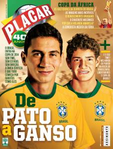 Capa da revista Placar, edição 1344 de julho de 2010.