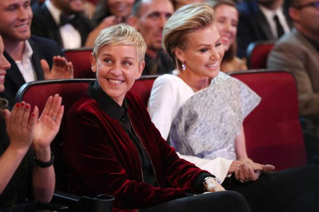 Ellen e a mulher, a atriz Portia de Rossi. As duas estão casadas há 11 anos