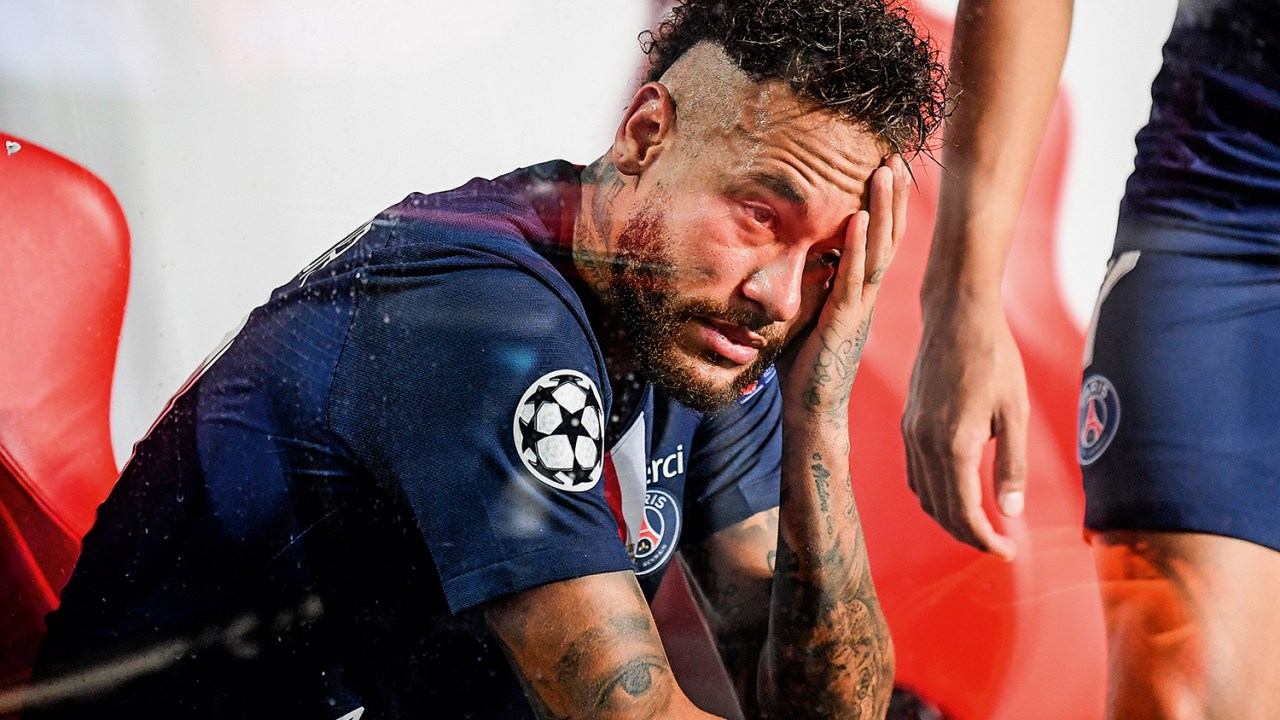 Neymar acabou derrotado na decisão em Lisboa -