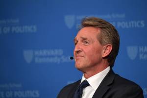Ex-senador do Arizona, Jeff Flake, lança campanha de republicanos arrependidos contra o presidente Donald Trump - 01/03/2020 Jeff Flake Speaks At Harvard