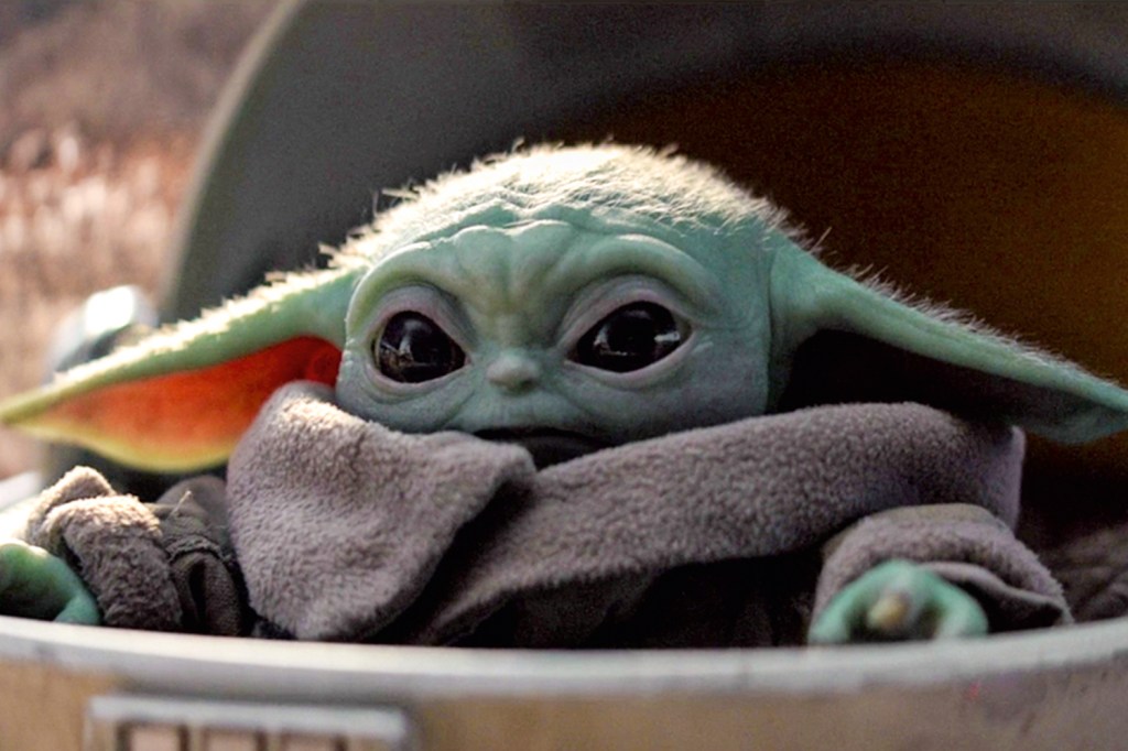 Yoda bebê na série 'Mandalorian', do Disney+