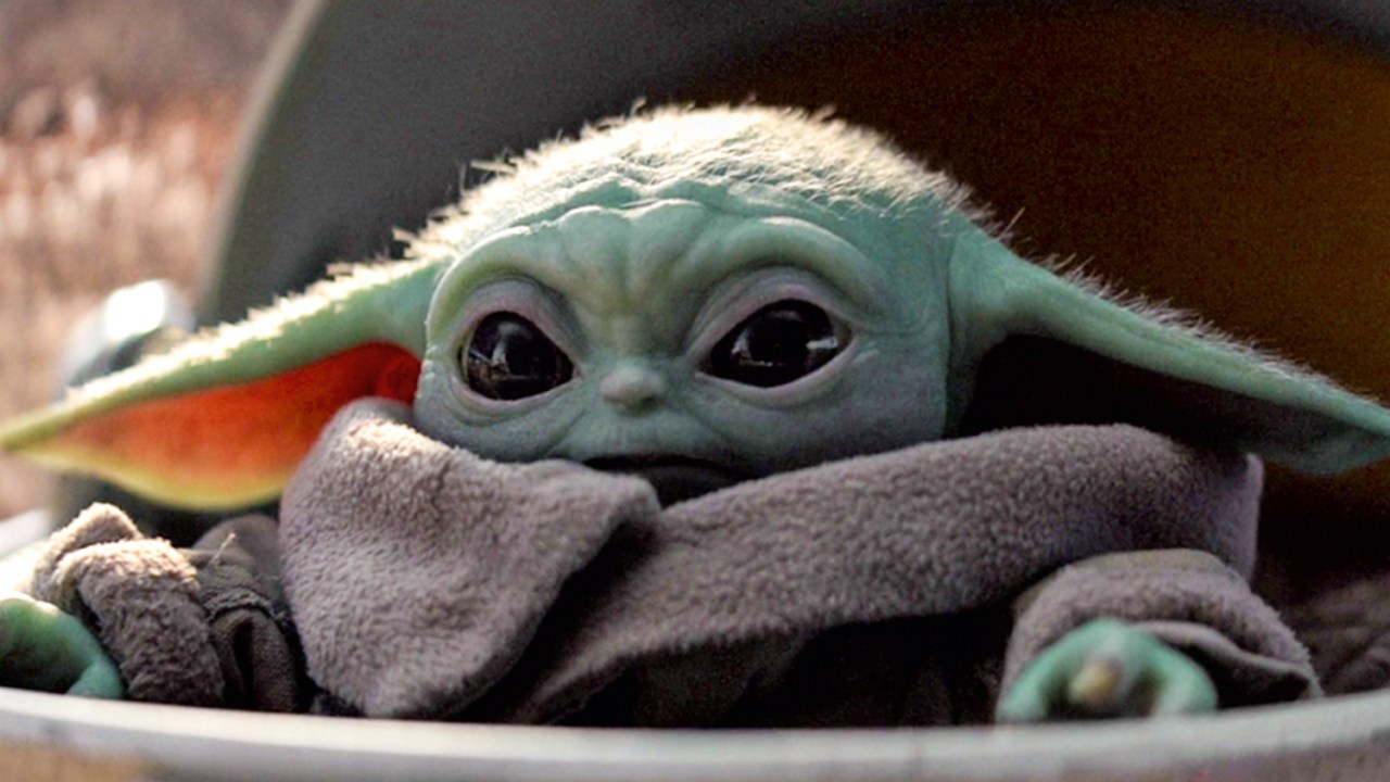 Yoda bebê na série 'Mandalorian', do Disney+
