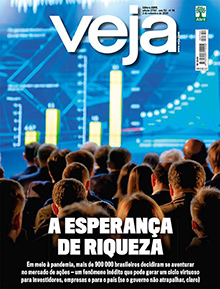 Capa da revista veja A esperança de Riqueza