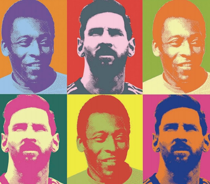 Pelé contra Messi, el duelo de genios en las páginas de PLACAR