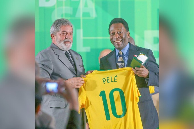 Lula e Pelé –