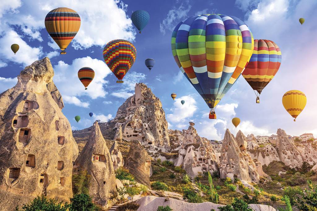 VENTO A FAVOR - Balões sobre a Capadócia, na Turquia: entrada liberada sem testes nem quarentena -