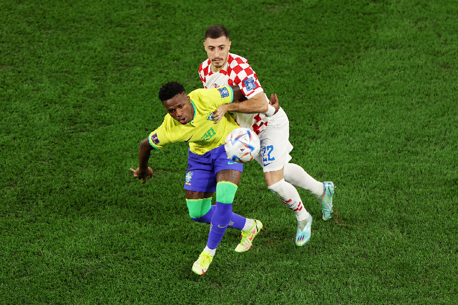 Croácia x Brasil - Copa do Mundo 2022 - quartas de final - Vini Jr e Juranovic