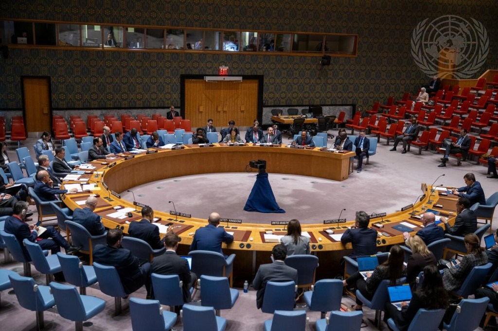 Conselho de Segurança da ONU se reúne para discutir ajuda humanitária em meio à guerra entre Israel e Hamas (13/10/2023)