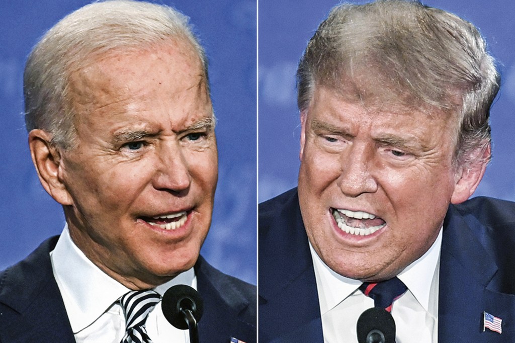 Joe Biden e Donald Trump disputam a presidência dos Estados Unidos