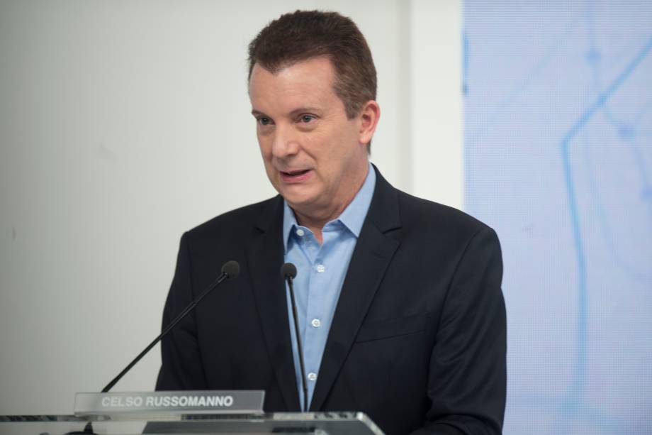 Celso Russomano (Republicanos) durante o debate eleitoral para a prefeitura de São Paulo - Celso Russomano (Republicanos) durante o debate eleitoral para a prefeitura de São Paulo -