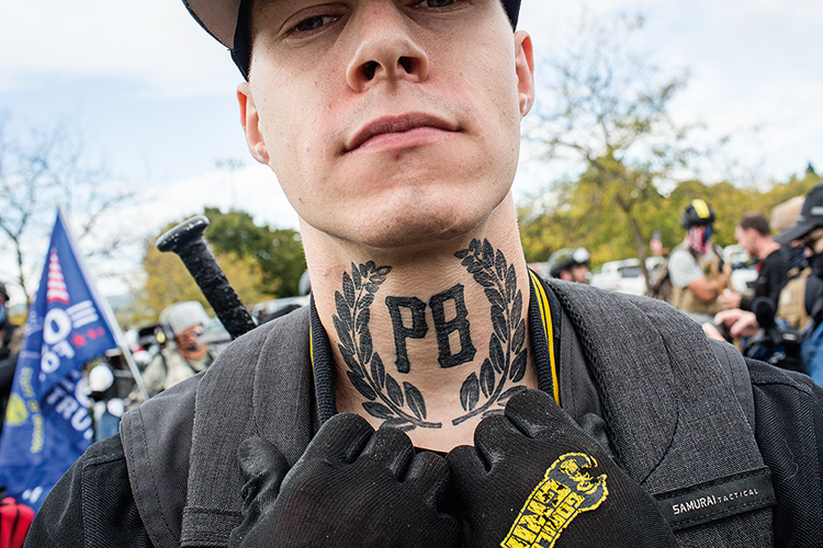 Proud Boys rally in Portland, Oregon Proud Boys rally in Portland, Oregon