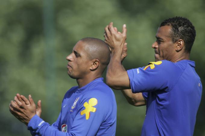 Training and Press Conference of the Brazilian National Team for FIFA World Cup 2006