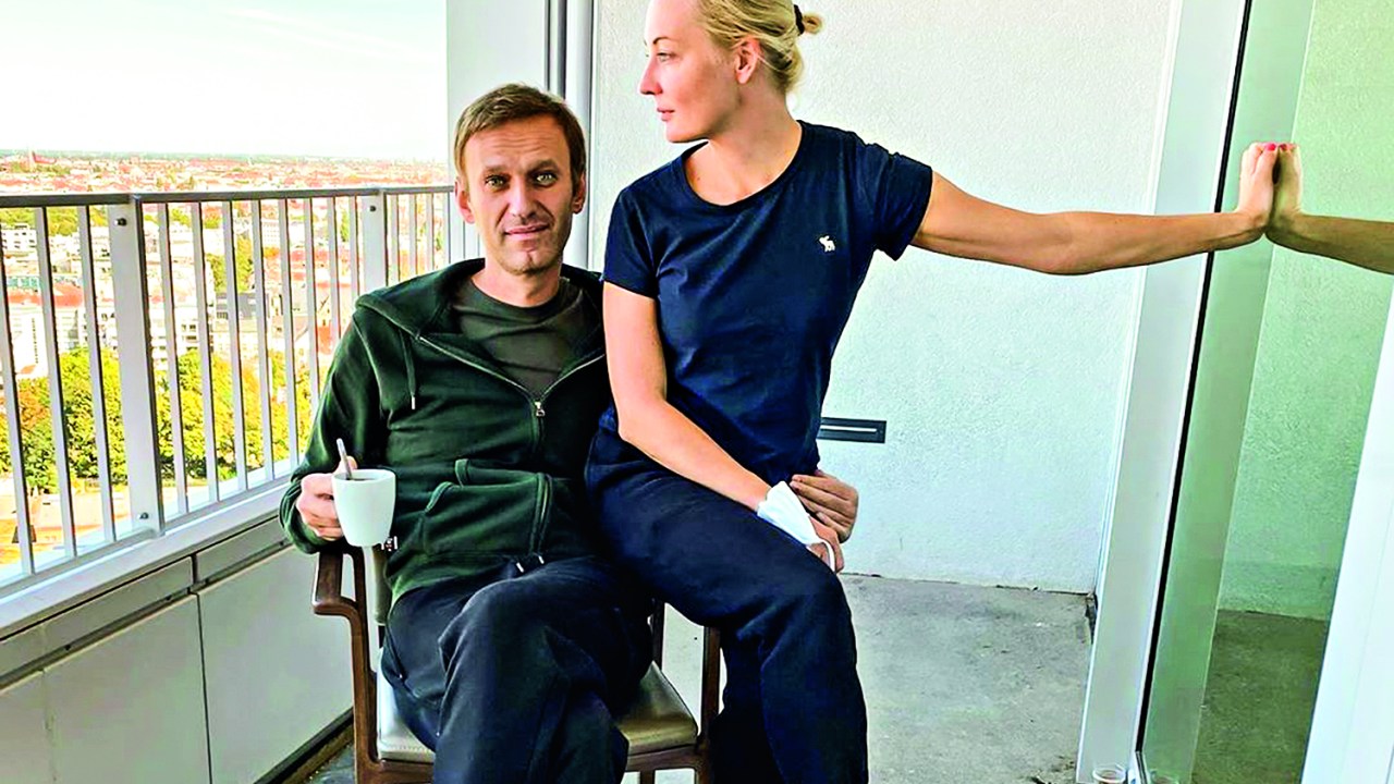 O ANTI-PUTIN - Navalny com a mulher, Yulia: “Achei que era o fim”, disse -
