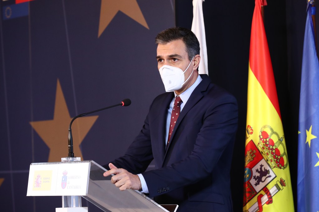 O primeiro-ministro da Espanha, Pedro Sánchez -