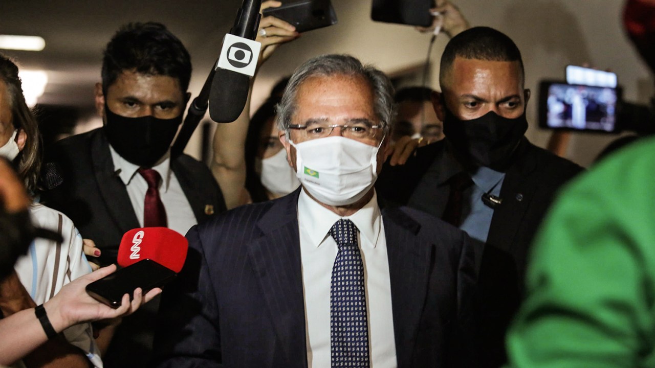 PRAGMATISMO - O ministro Paulo Guedes: pequenas vitórias em meio a um cenário de absoluta lentidão no Congresso -