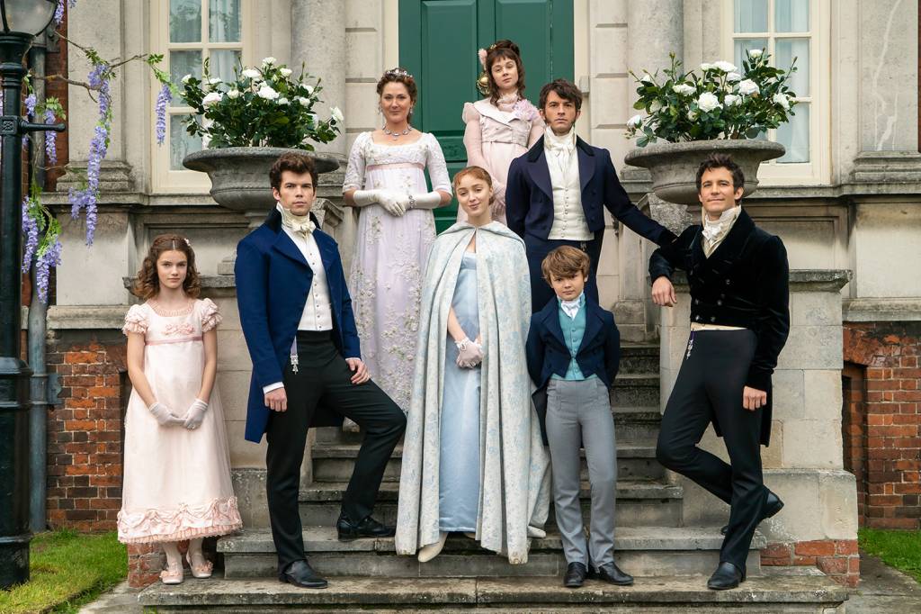 Família protagonista da série 'Bridgerton', da Netflix -