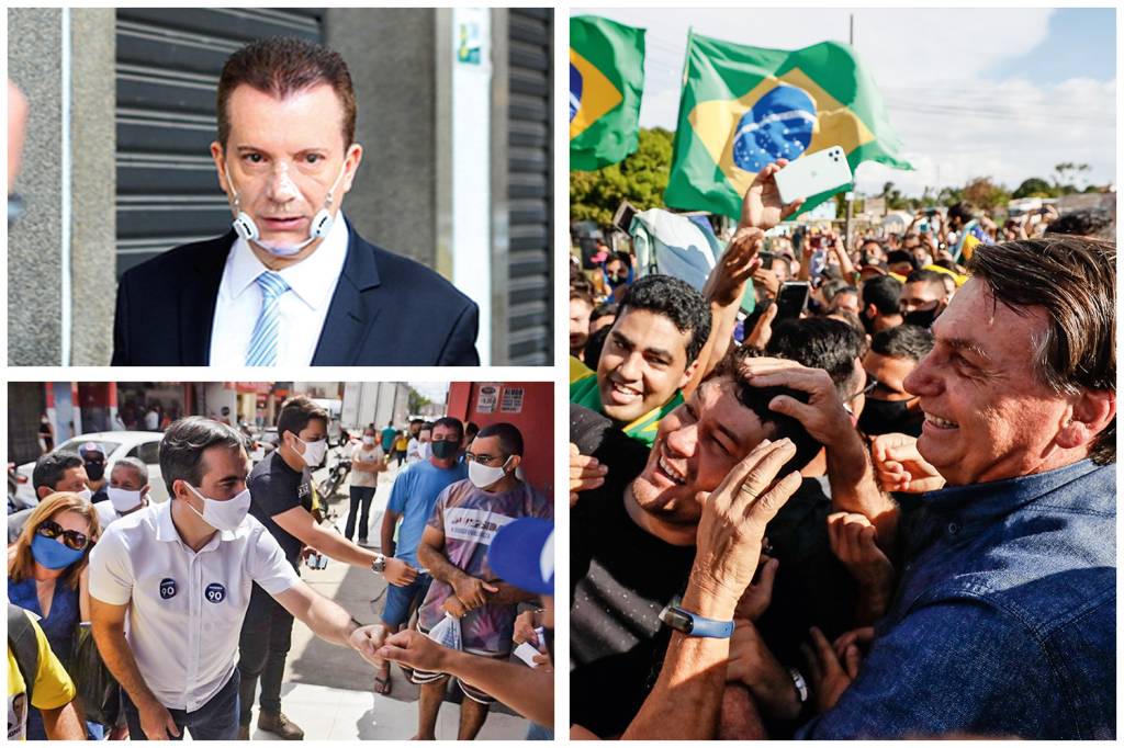 DEU RUIM - Bolsonaro: derrotas com os apoios a candidatos como Russomanno, em São Paulo, e Capitão Wagner, em Fortaleza -
