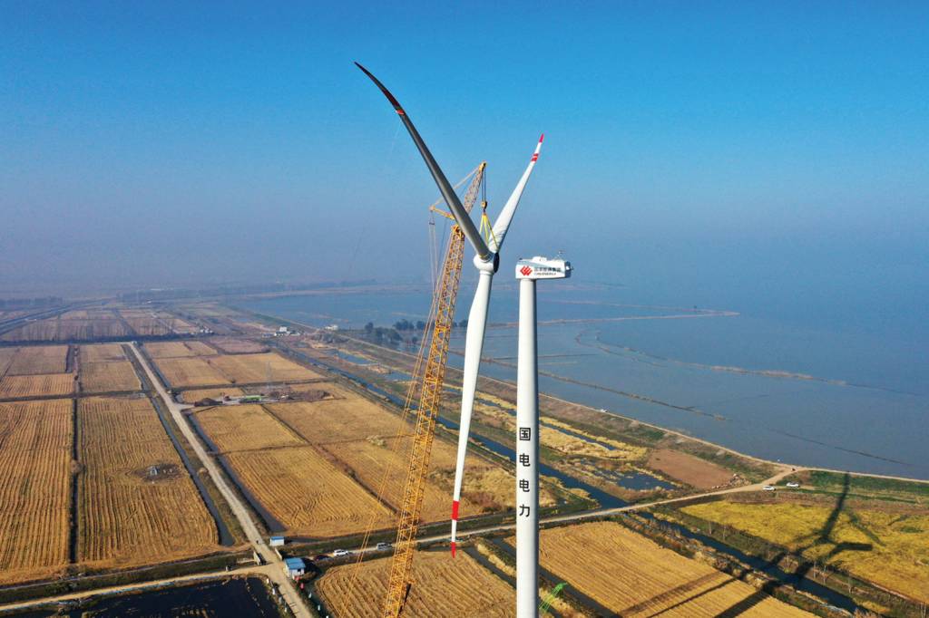 SUSTENTÁVEL - Turbina eólica na China: aerodinâmica que não emite poluentes -