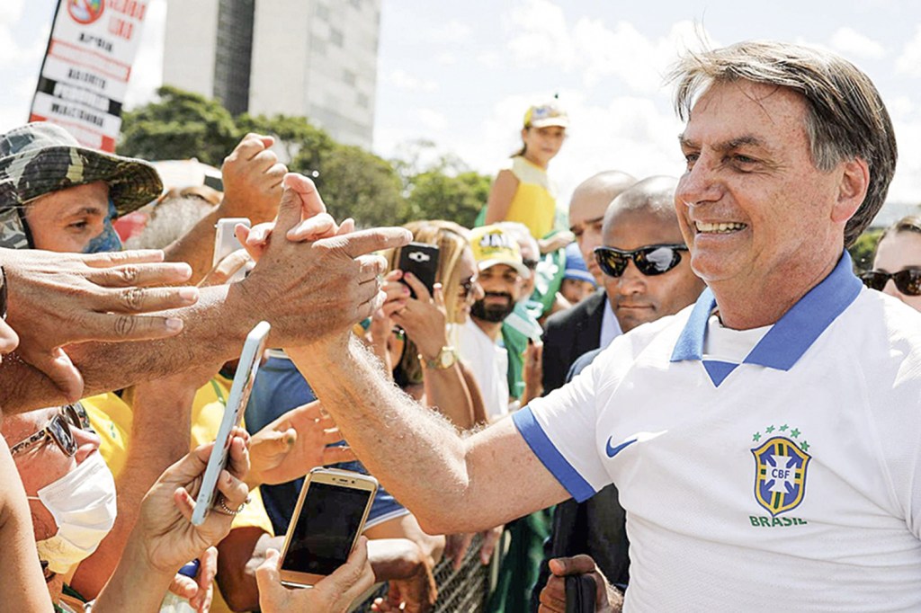 O presidene Jair Bolsonaro