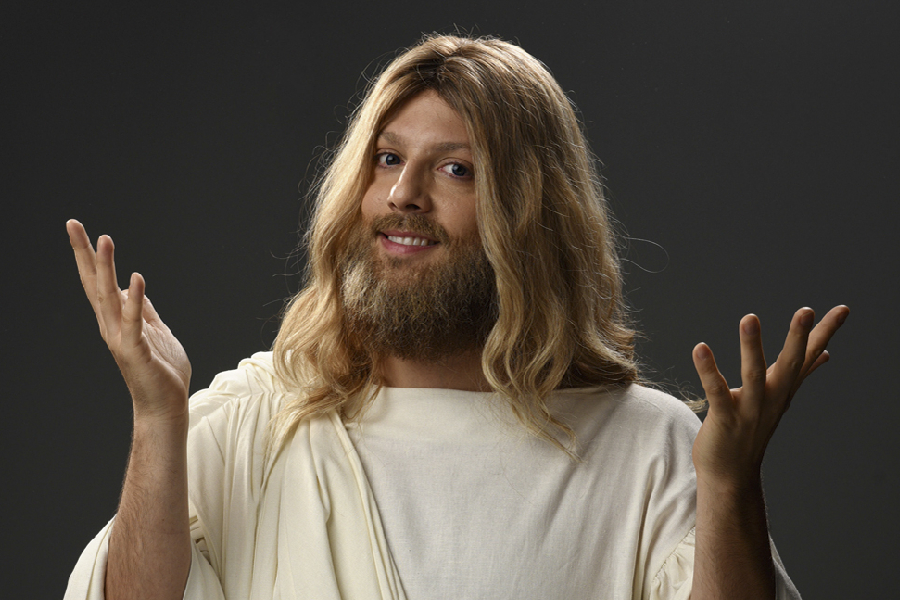 Fabio Porchat como Jesus. Porta dos Fundos