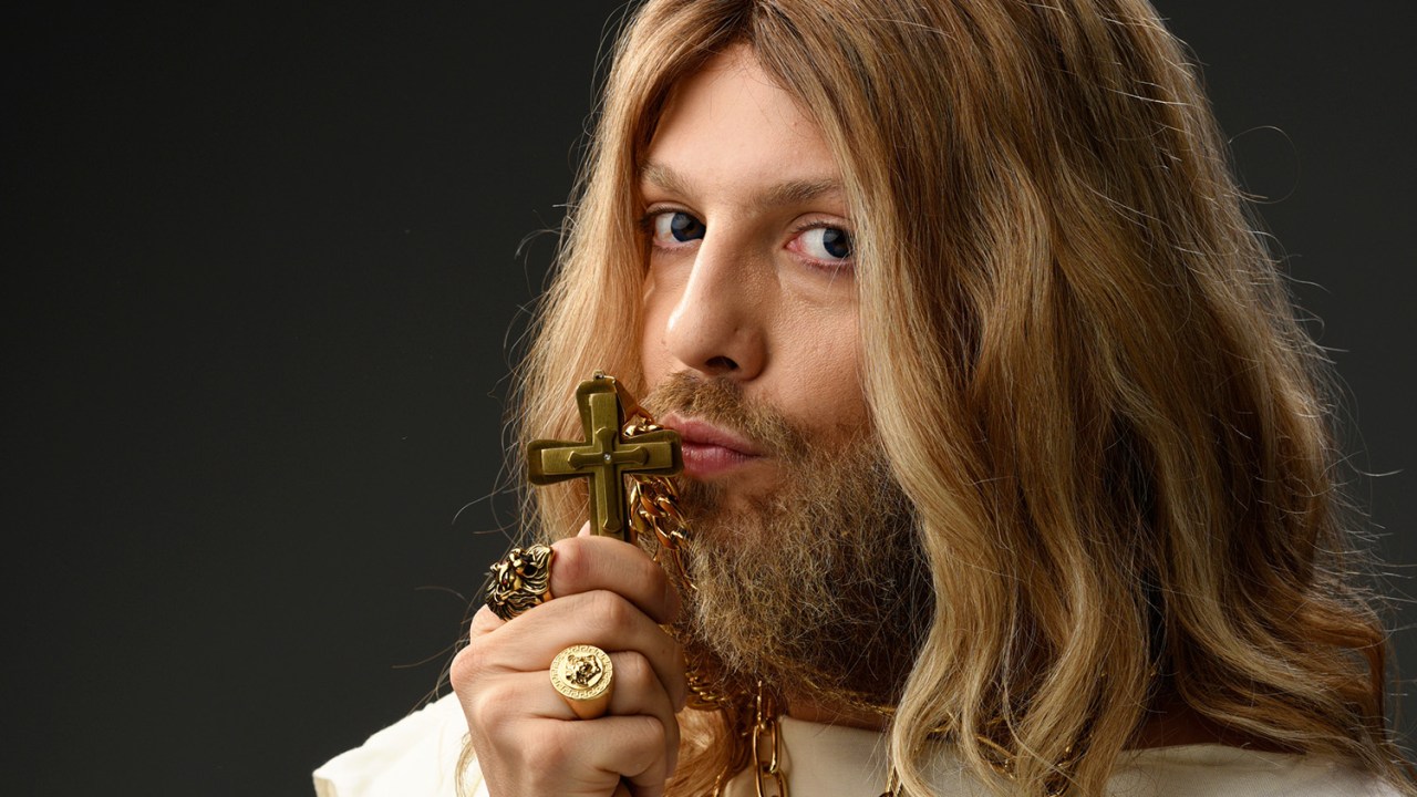 Fábio Porchat como Jesus no especial de Natal 'Teocracia em Vertigem'